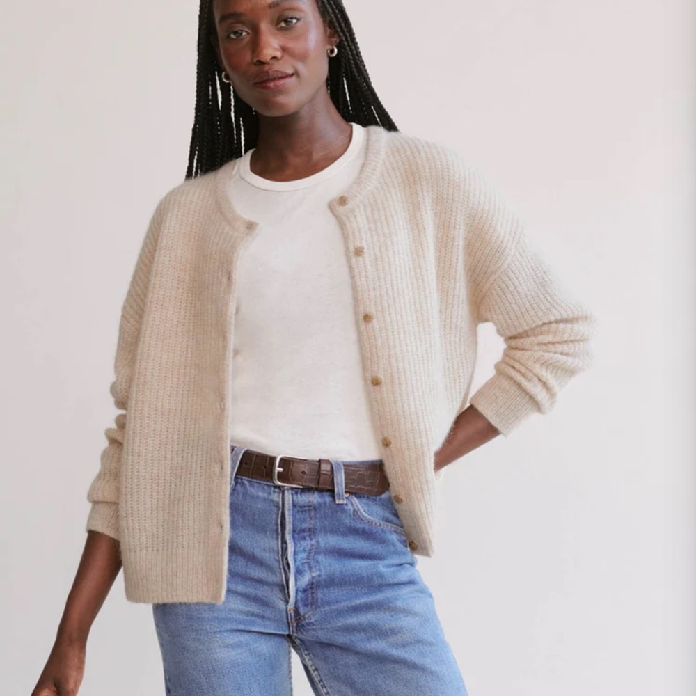 Jenni Kayne Hayes Crewneck Cardigan